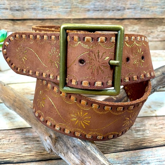 Street Works Genuine Leather Belt Size Large - Picture 10 of 10